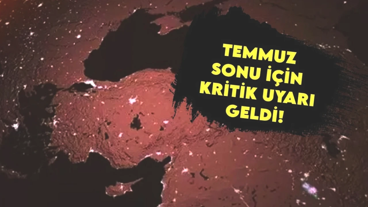 Türkiye'yi Bekleyen Tarihi İklim Uyarısı: Temmuz Sonunda Sıcakların Rekor Kırması Bekleniyor!